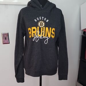 NHL Official Boston Bruins Hoodie With Fleece Hood